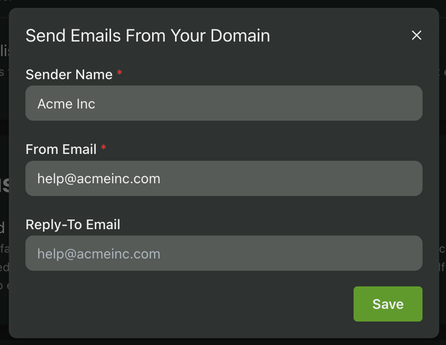 email customization